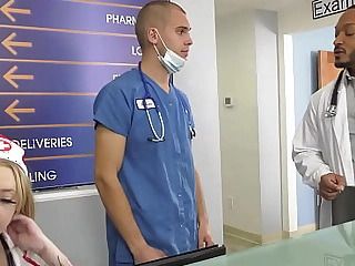 BiPhoria - Nurse Catches Doctors Fucking Then Joins In