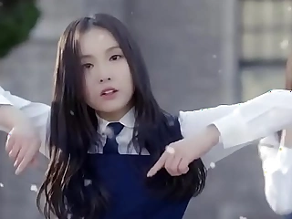 파랑 한국 소녀 닮다