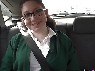 New scandal schoolgirl anais ran away outsider school straight into porn
