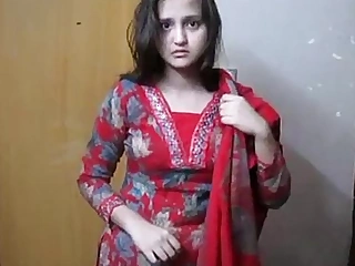 Magnificent Indian Spliced Showing Her Heavy Boobs