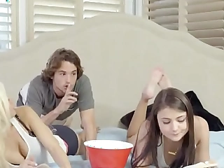 Fucking my blonde step sister