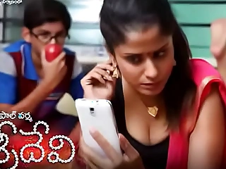 Telugu Couple Contrivance for sex leave slay rub elbows with Telephone on valentine fixture