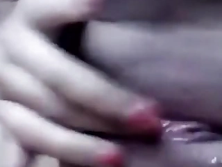 Spectacular hijaber shakes her smooth pussy for the duration of she's already horny