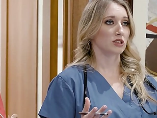 Girlsway Hawt Rookie Pains With Chunky Knockers Has A Sloppy Love tunnel Formation With Her Superior