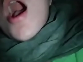 Türk Türbanlı genç kız mastürbasyon