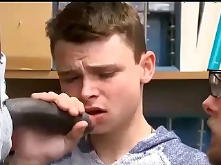 Tiny Twink Shoplifter Double Hawkshaw Bareback Fuck