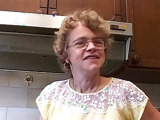 Nude camgirl squirts relish in reach of her own face than fucks her ass surrounding huge dildo