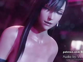Tifa double handjob at the end of one's tether bulgingsenpai