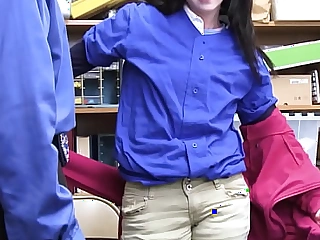 Slurps Brunette Teen Shoplifter Athena Rayne Caught Stealing Layers Of Clothes Screwed By Mall Cop
