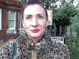 GERMAN SCOUT - SKINNY REDHEAD MATURE SCARLETT TALK TO FUCK Within reach STREET Chuck